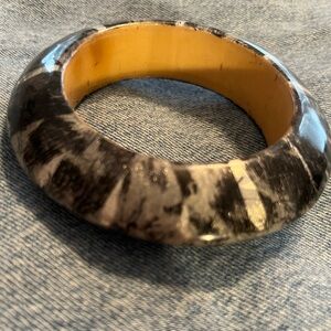 Animal Print Composite Bracelet, Unique Shape. EUC!